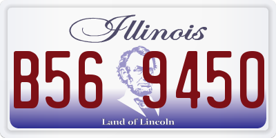 IL license plate B569450