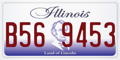 IL license plate B569453
