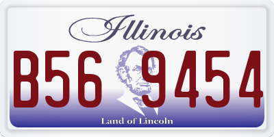 IL license plate B569454