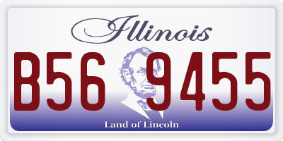 IL license plate B569455