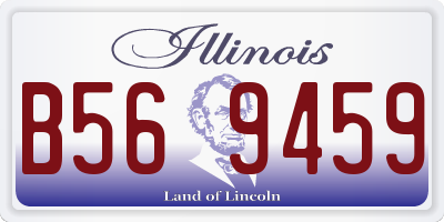 IL license plate B569459