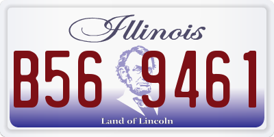IL license plate B569461