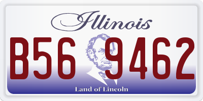 IL license plate B569462