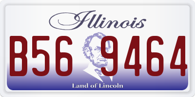 IL license plate B569464