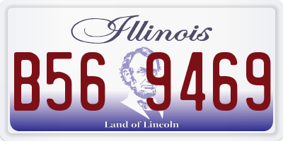 IL license plate B569469