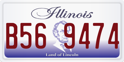 IL license plate B569474