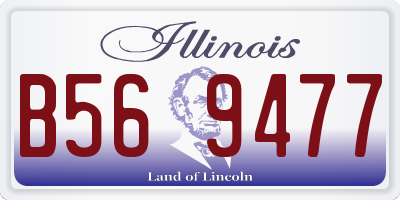 IL license plate B569477