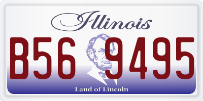 IL license plate B569495