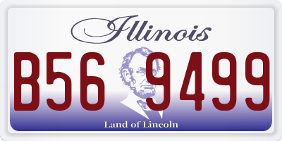 IL license plate B569499