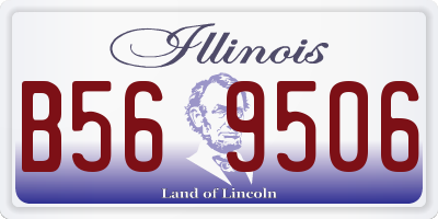 IL license plate B569506