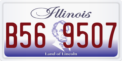 IL license plate B569507