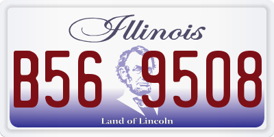 IL license plate B569508