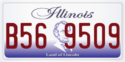 IL license plate B569509