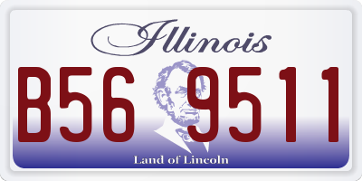 IL license plate B569511