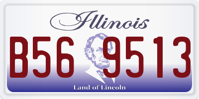 IL license plate B569513