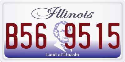 IL license plate B569515