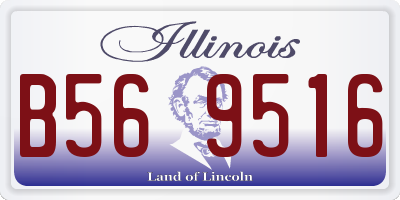 IL license plate B569516