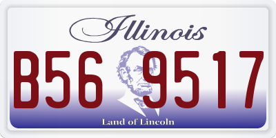 IL license plate B569517