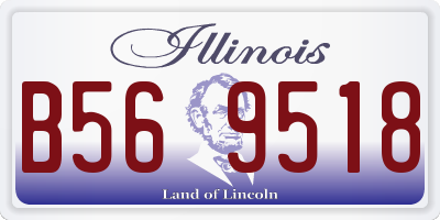 IL license plate B569518
