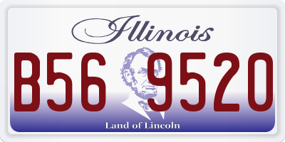 IL license plate B569520