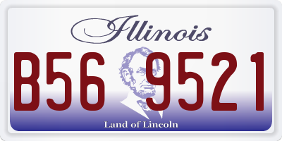 IL license plate B569521
