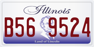 IL license plate B569524