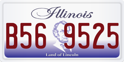 IL license plate B569525
