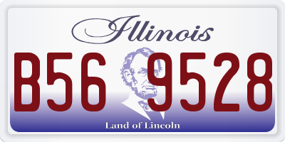 IL license plate B569528