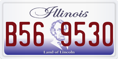 IL license plate B569530