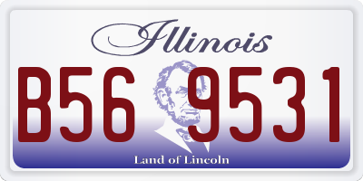 IL license plate B569531