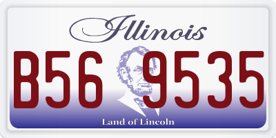 IL license plate B569535