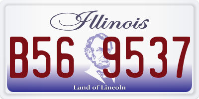 IL license plate B569537