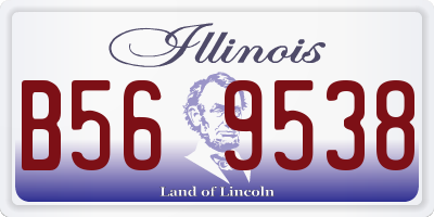 IL license plate B569538