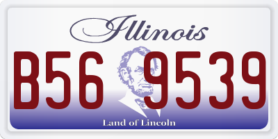 IL license plate B569539