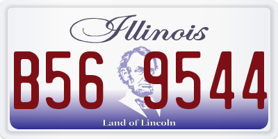 IL license plate B569544