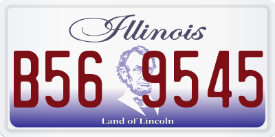 IL license plate B569545
