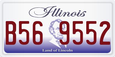 IL license plate B569552