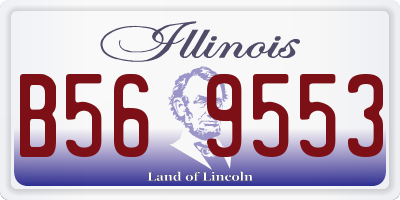 IL license plate B569553