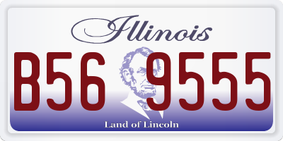 IL license plate B569555