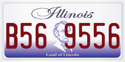 IL license plate B569556
