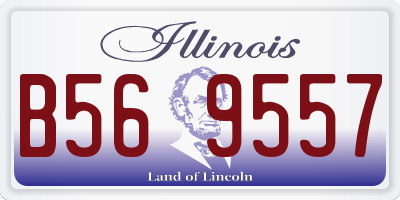 IL license plate B569557