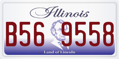 IL license plate B569558