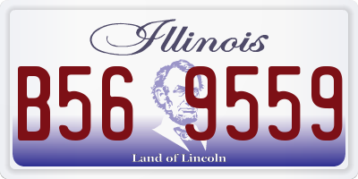 IL license plate B569559