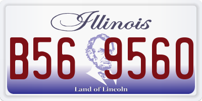 IL license plate B569560