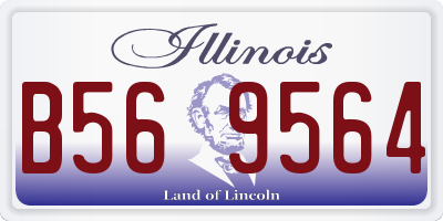 IL license plate B569564