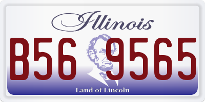 IL license plate B569565
