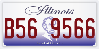 IL license plate B569566