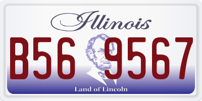 IL license plate B569567