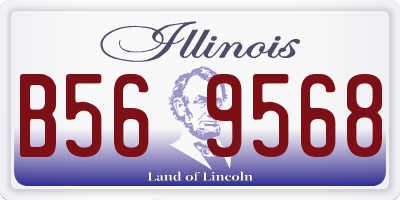 IL license plate B569568