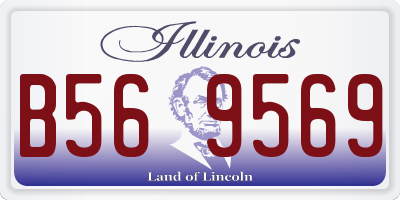 IL license plate B569569